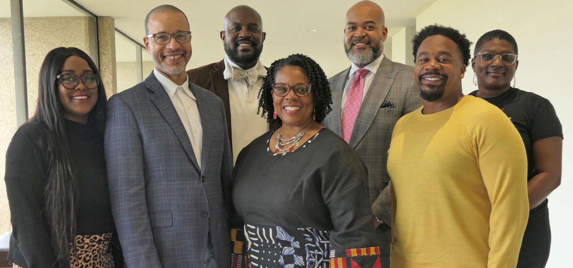 Rev. Dr. Thomas & Rev. Dr. Buggs with PhD Cohort 3 students