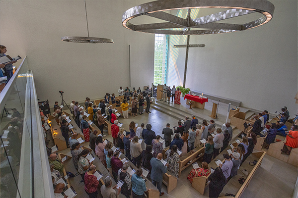 2024 Baccalaureate Chapel service from above